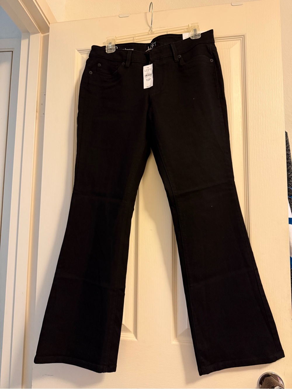 LOFT Black Flare Jeans - Wide Leg